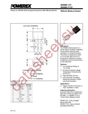 BS08D-112 datasheet  